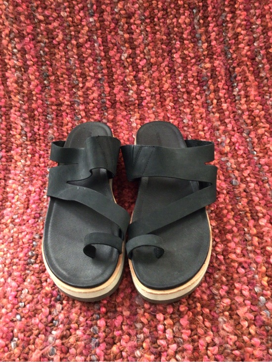 Merrell Shoes - Merrell Women's Black Strappy Platform Slide Sandals - 9M